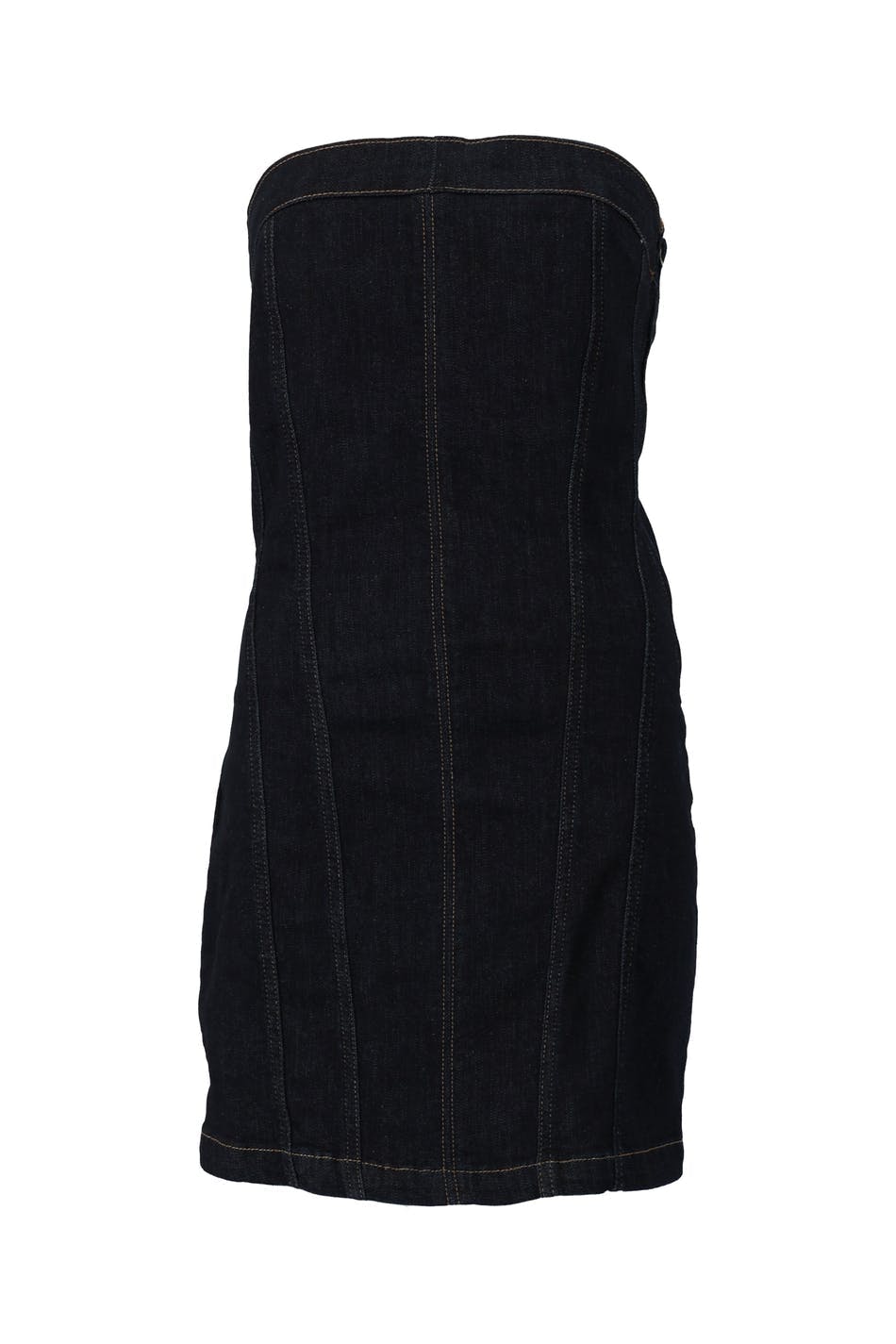 Tube denim dress