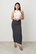 Soft touch ruched skirt