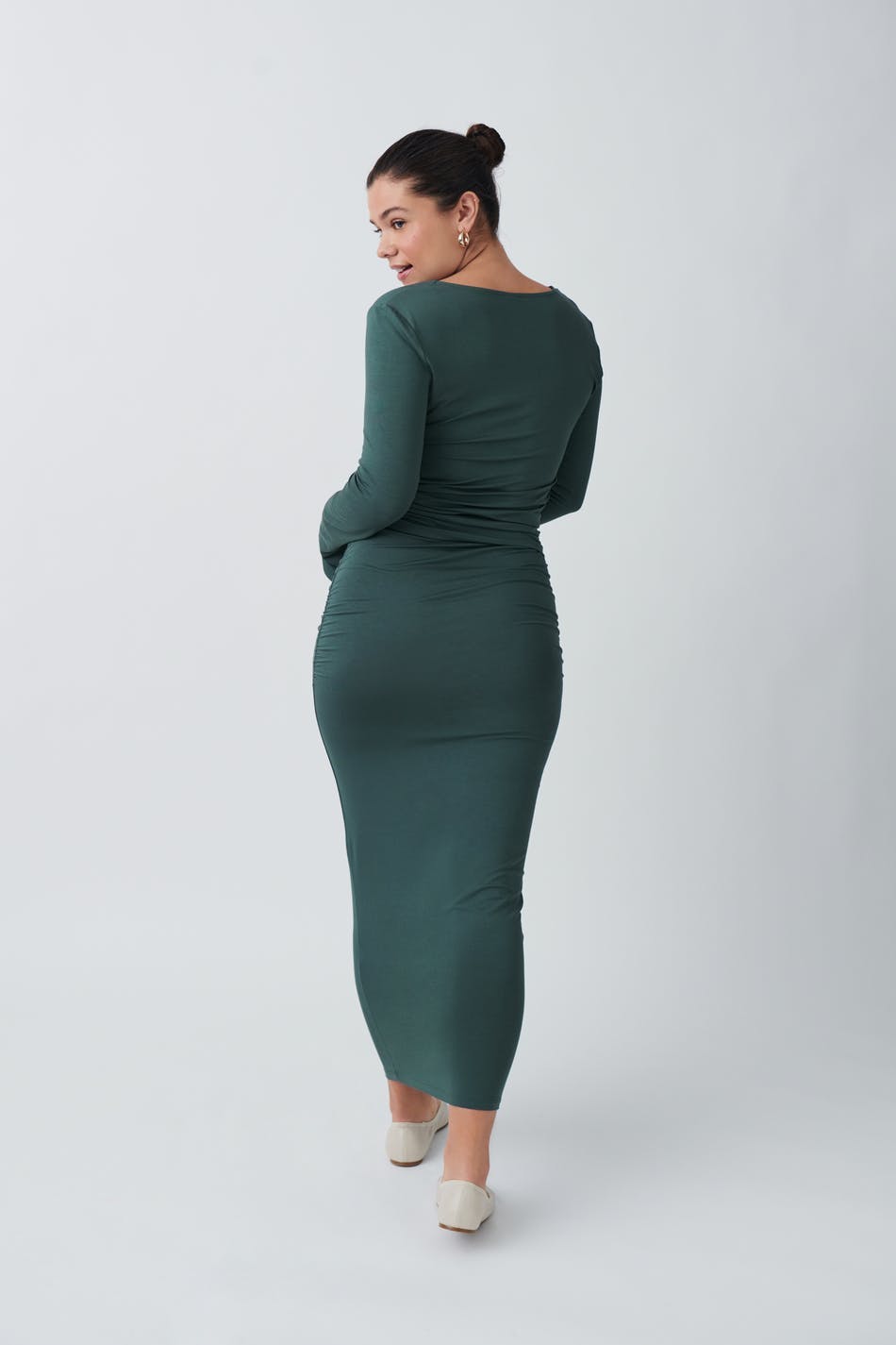 Soft touch ruched skirt