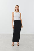 Soft touch ruched skirt