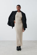 Rib glitter dress
