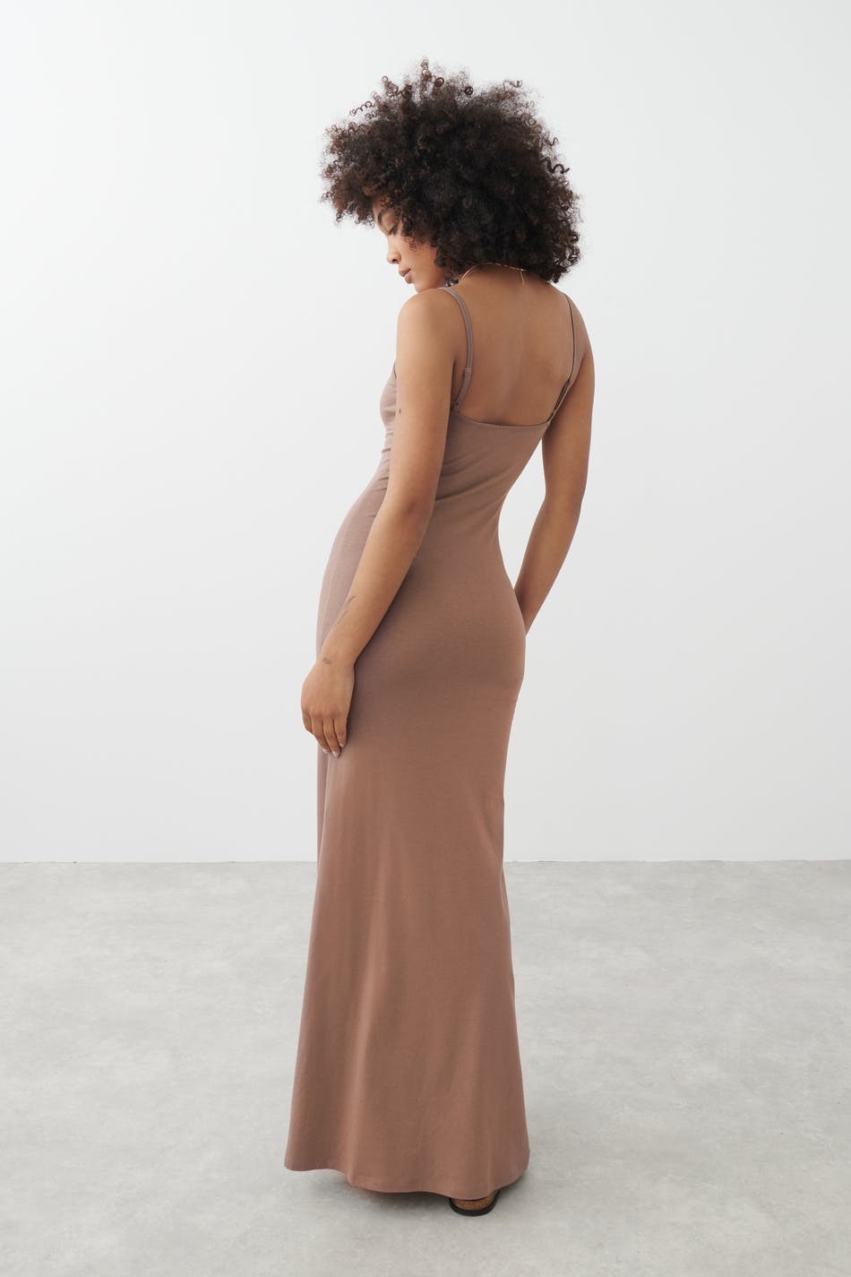 Maxi slip dress