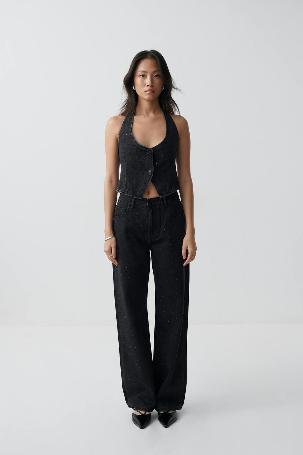 Rhinestone jeans