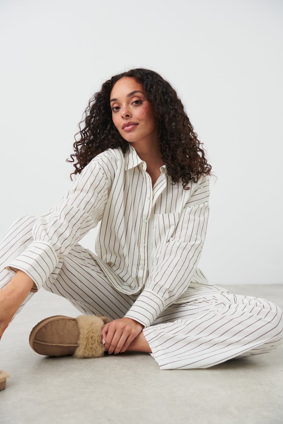 Cotton pyjamas shirt