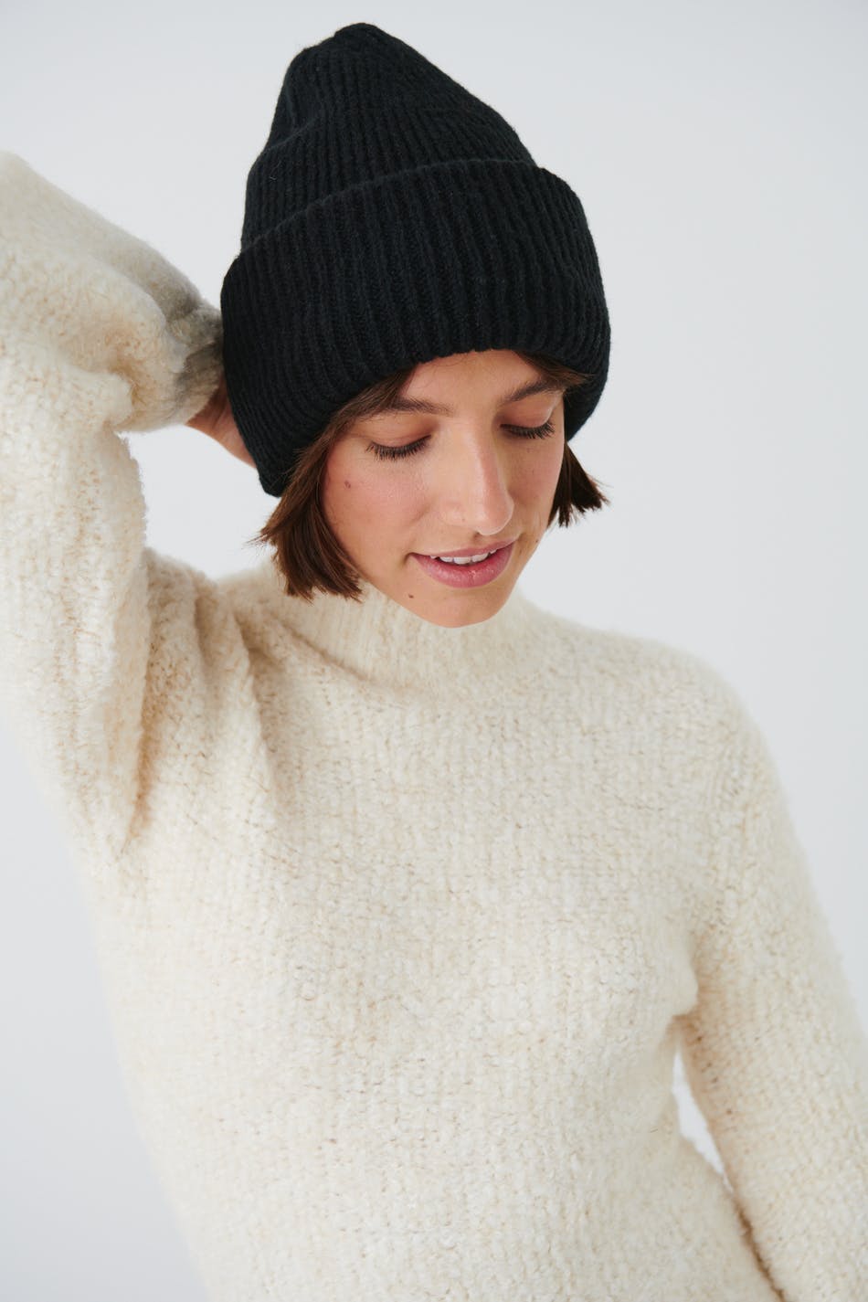 chunky knitted hat