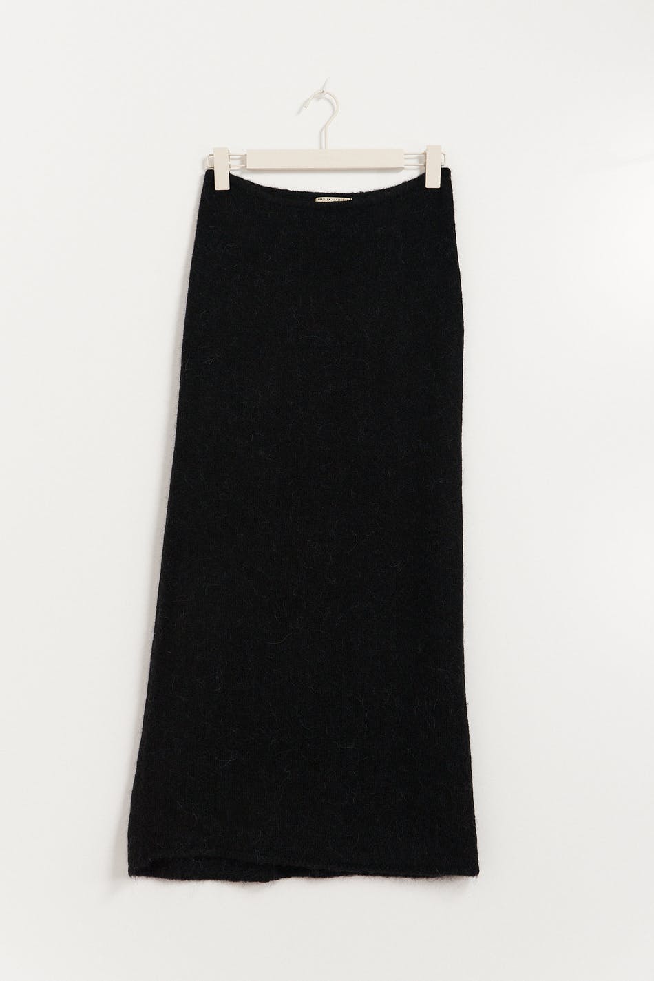 knitted maxi skirt