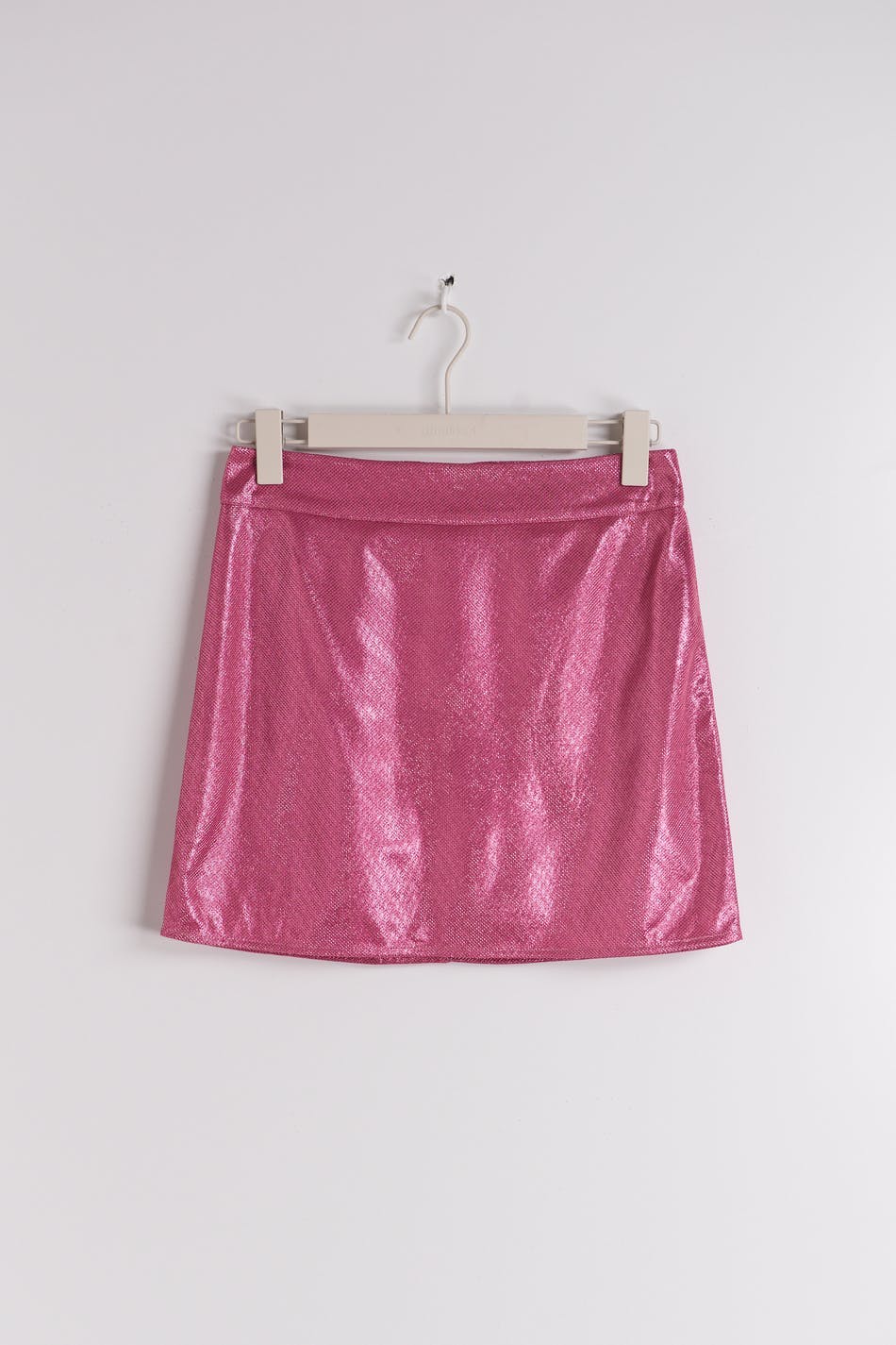 Pink mini skirt