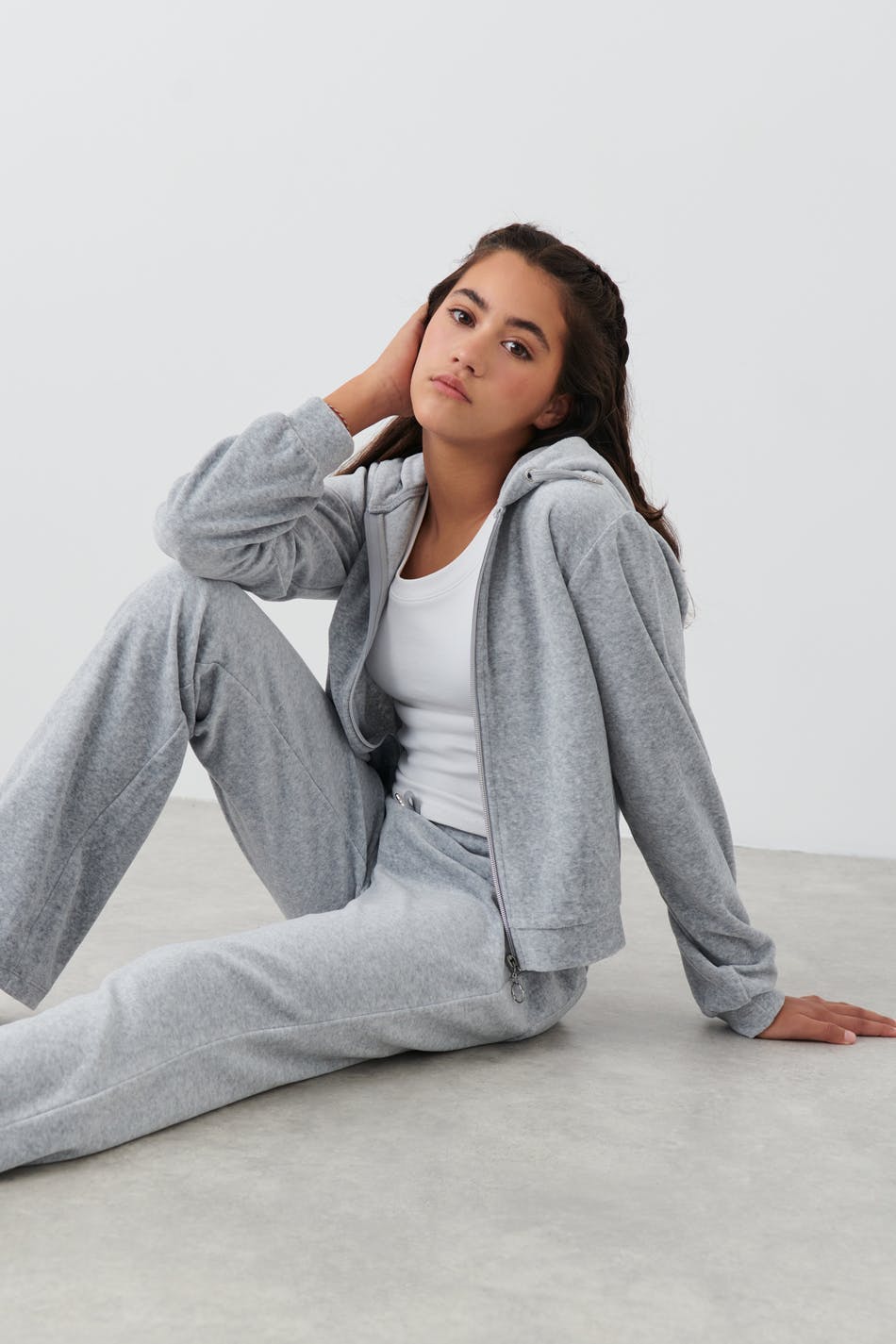 Y velour pants