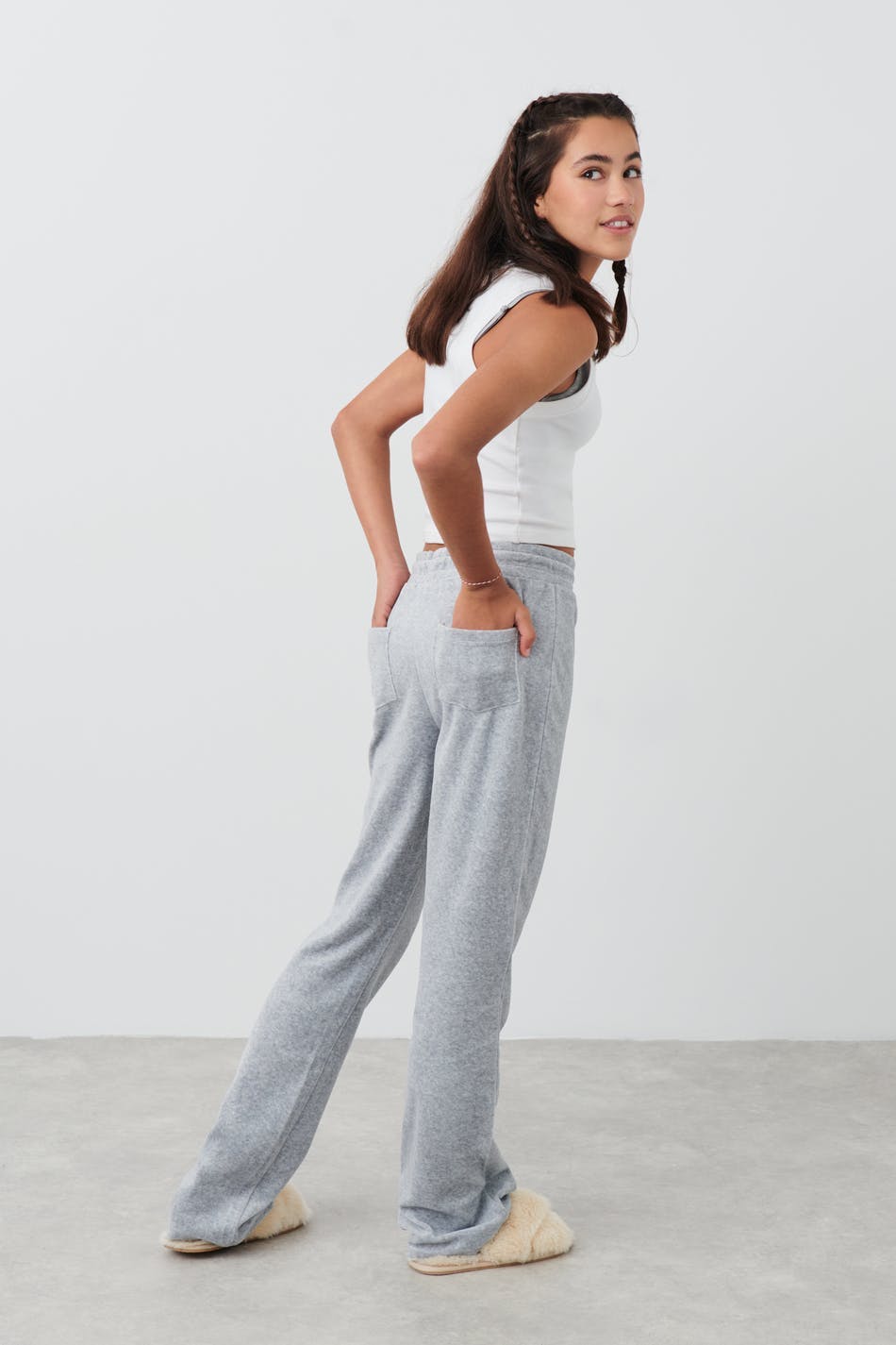 Y velour pants