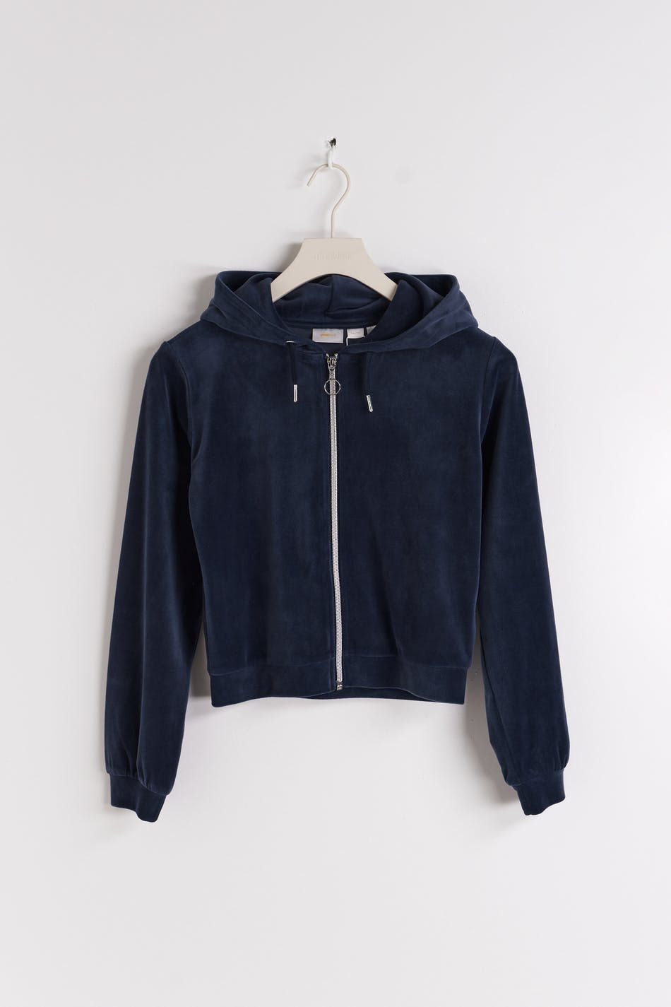Y velour zip hoodie