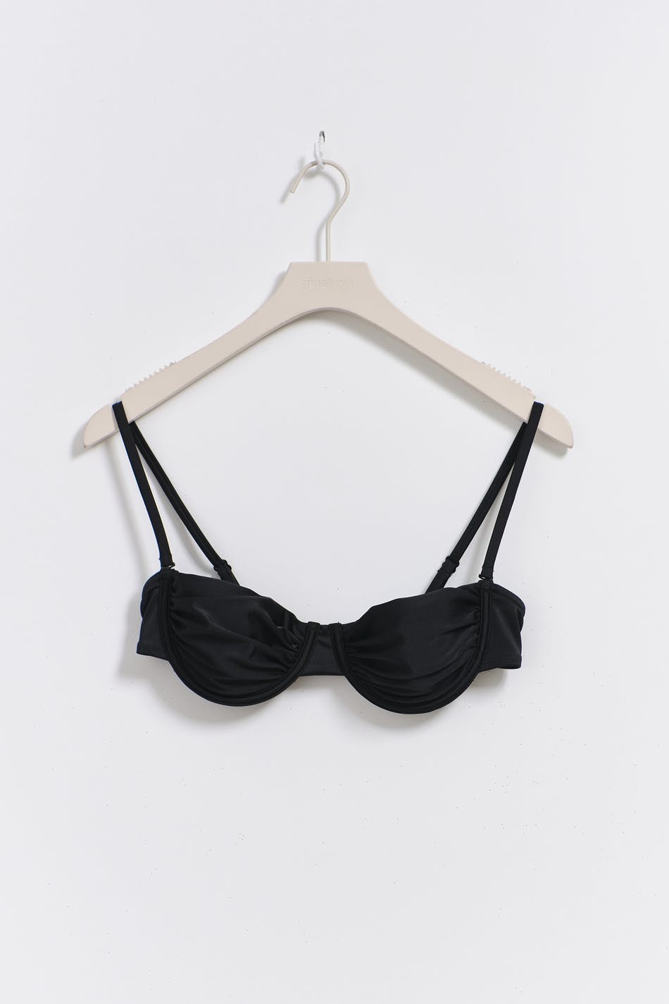 Highshine triangle bikini top
