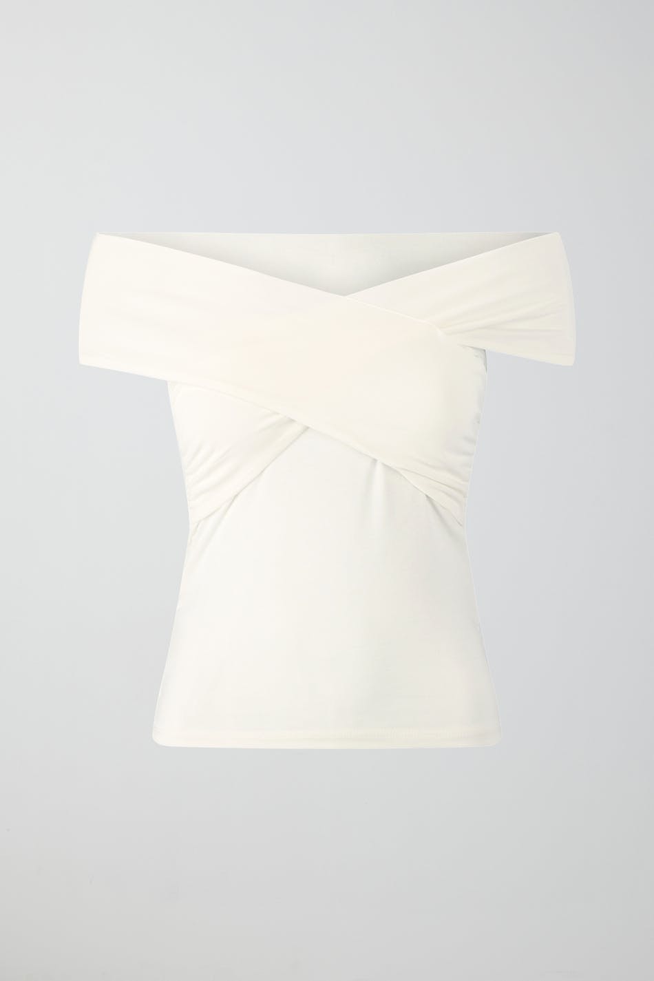 Soft touch wrap top