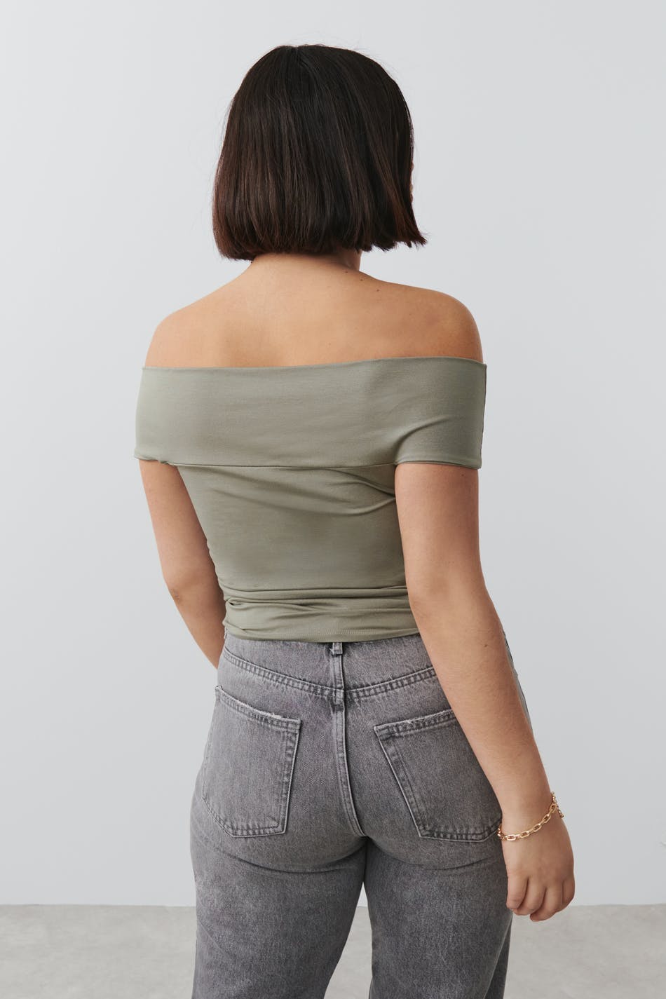 Soft touch wrap top