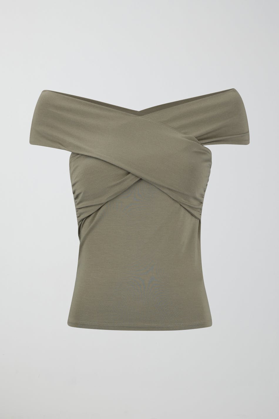 Soft touch wrap top