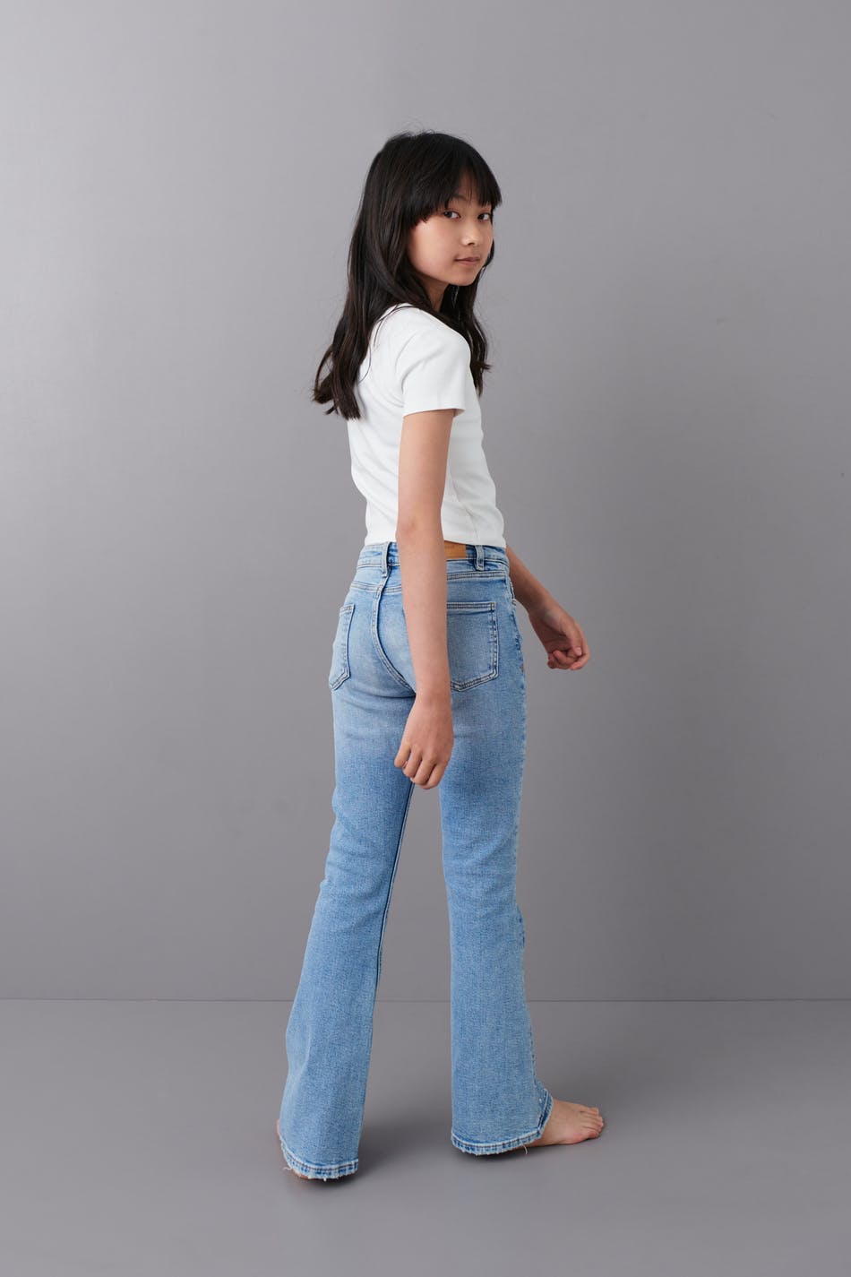 Bootcut rhinestone jeans