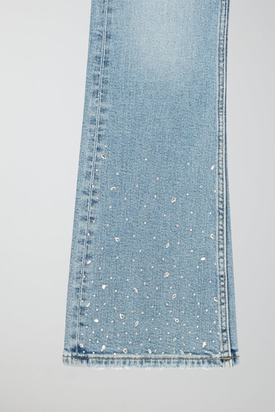 Bootcut rhinestone jeans