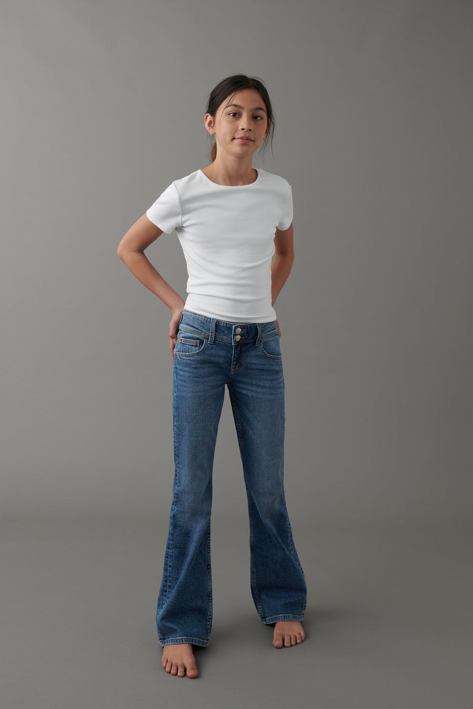 Flare pocket jeans