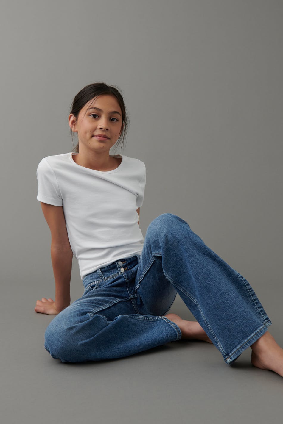 Flare pocket jeans