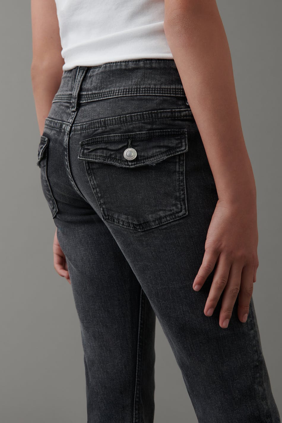 Flare pocket jeans