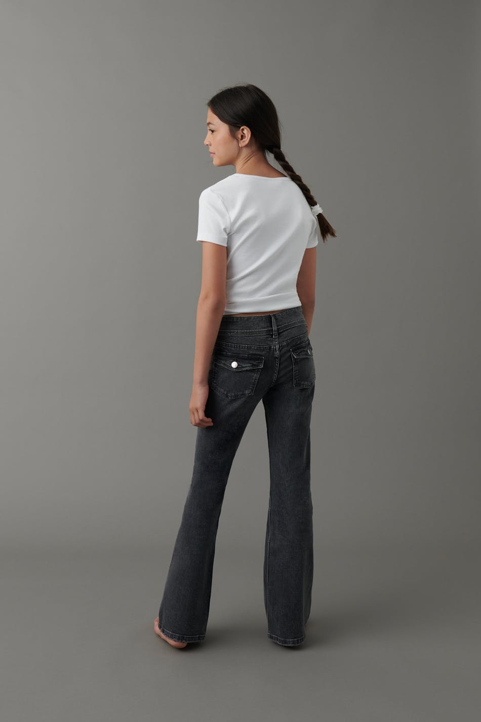 Flare pocket jeans