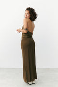 Low waist maxi skirt