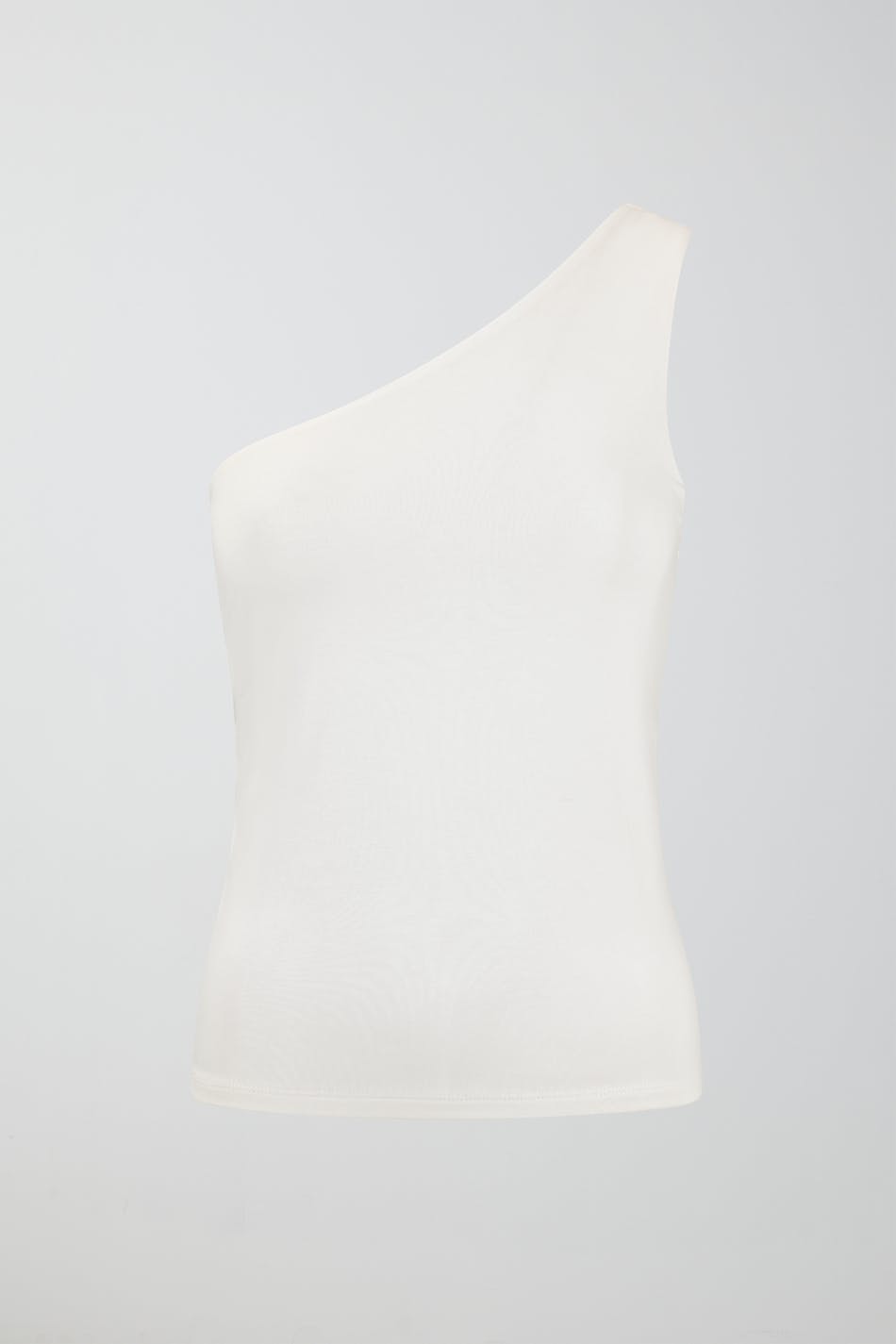 Soft touch one shoulder singlet