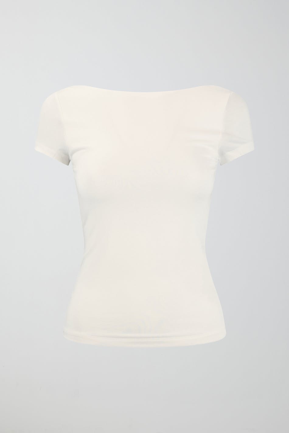 Soft touch low back top
