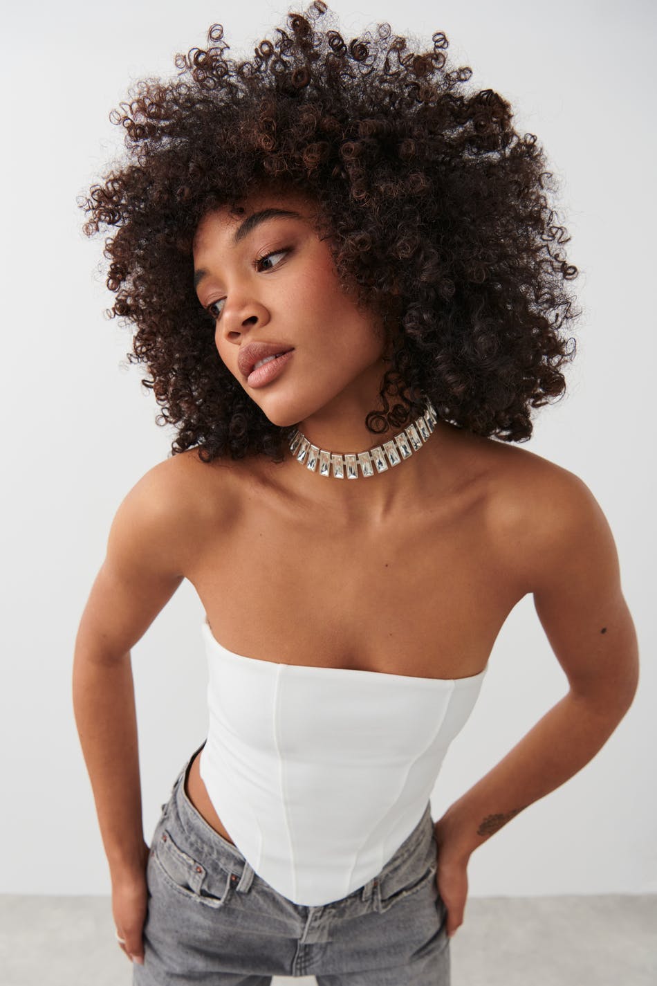 Corset tube top