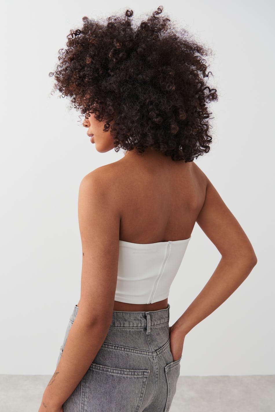 Corset tube top