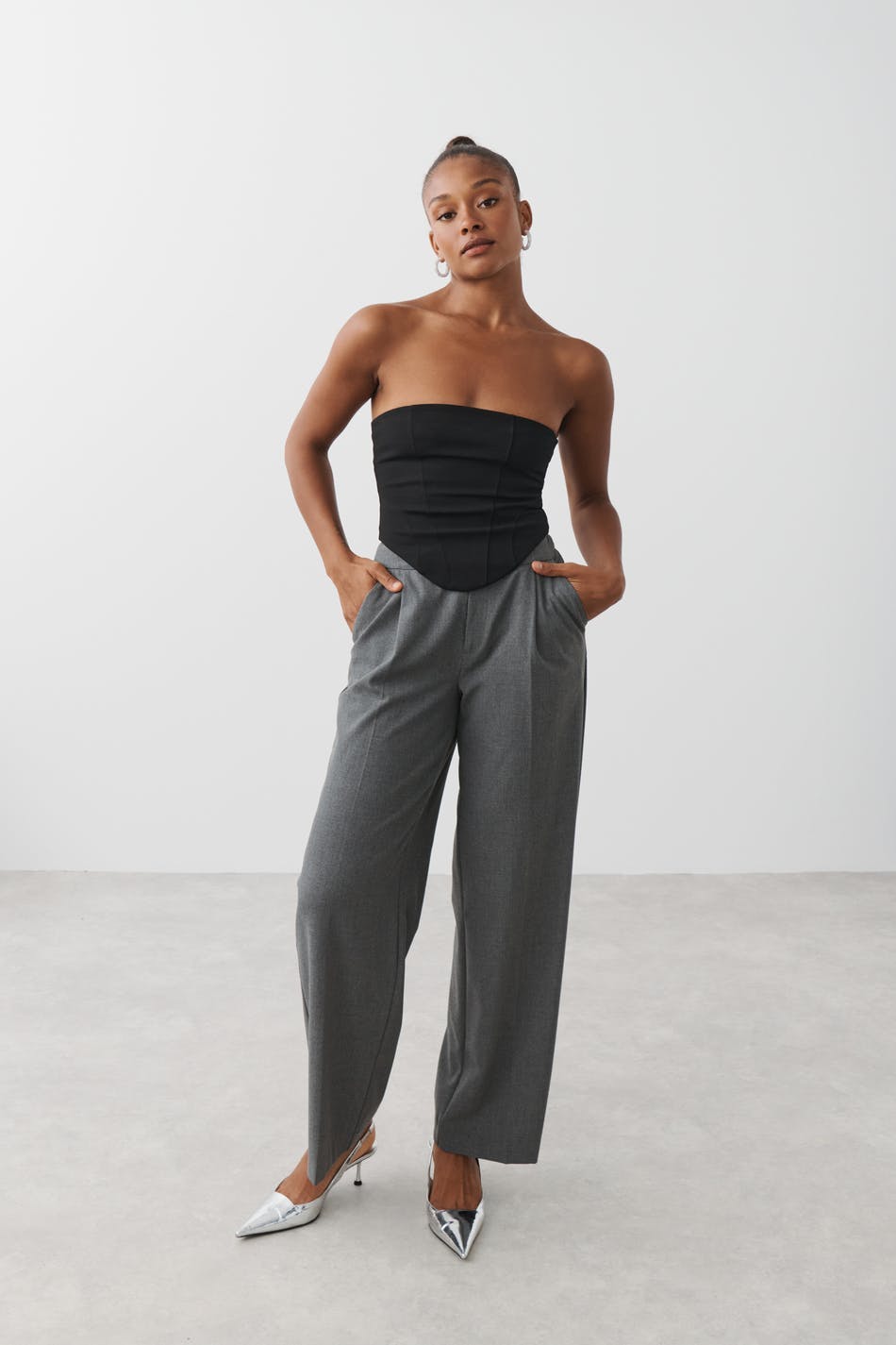Corset tube top