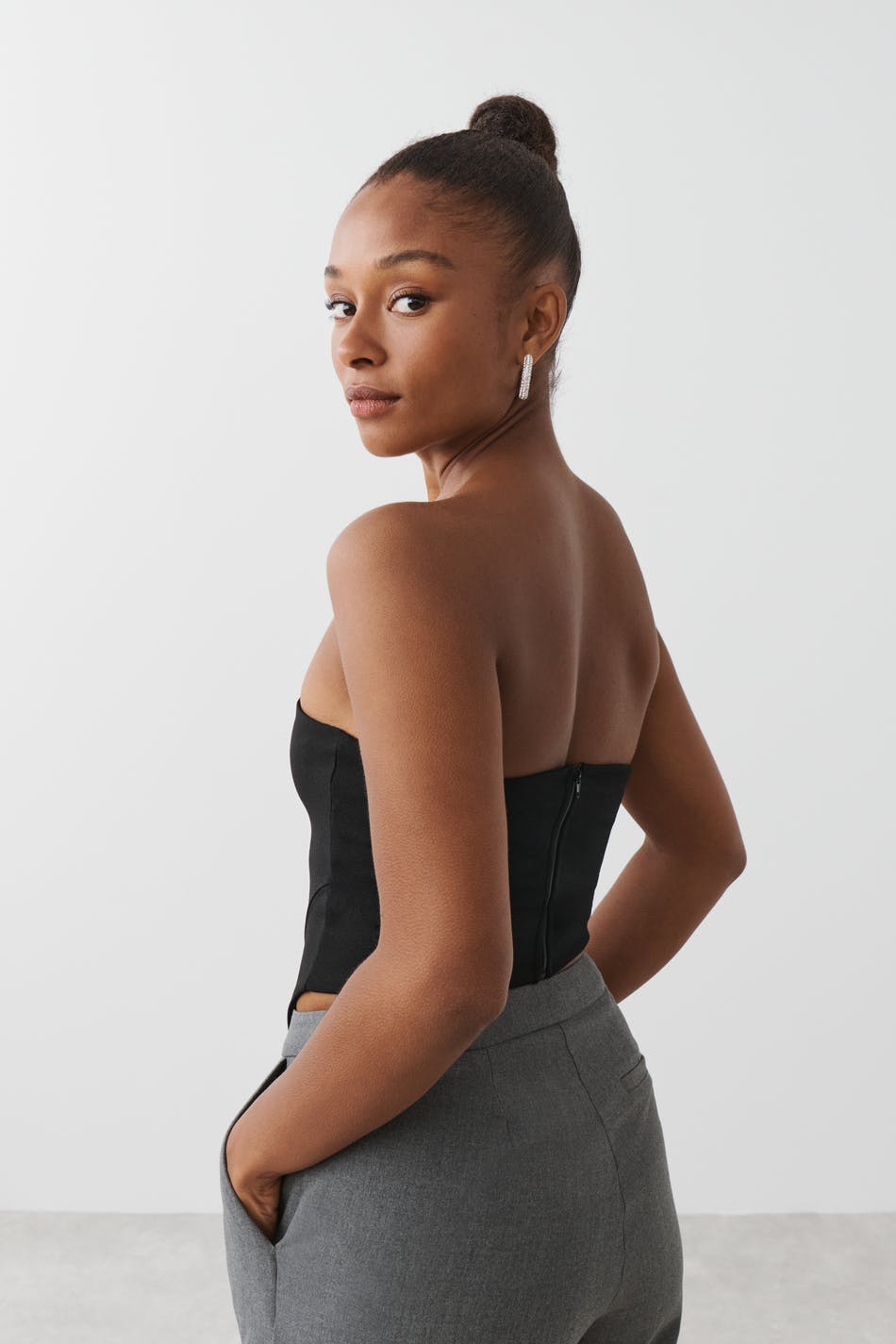Corset tube top