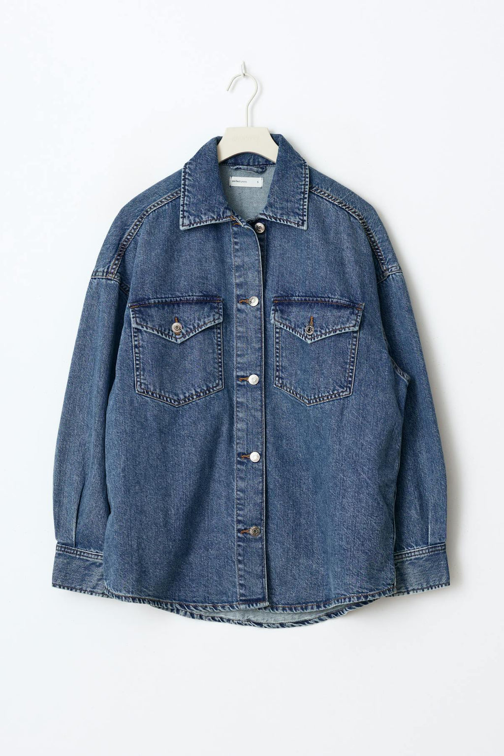 Oversize denim shirt