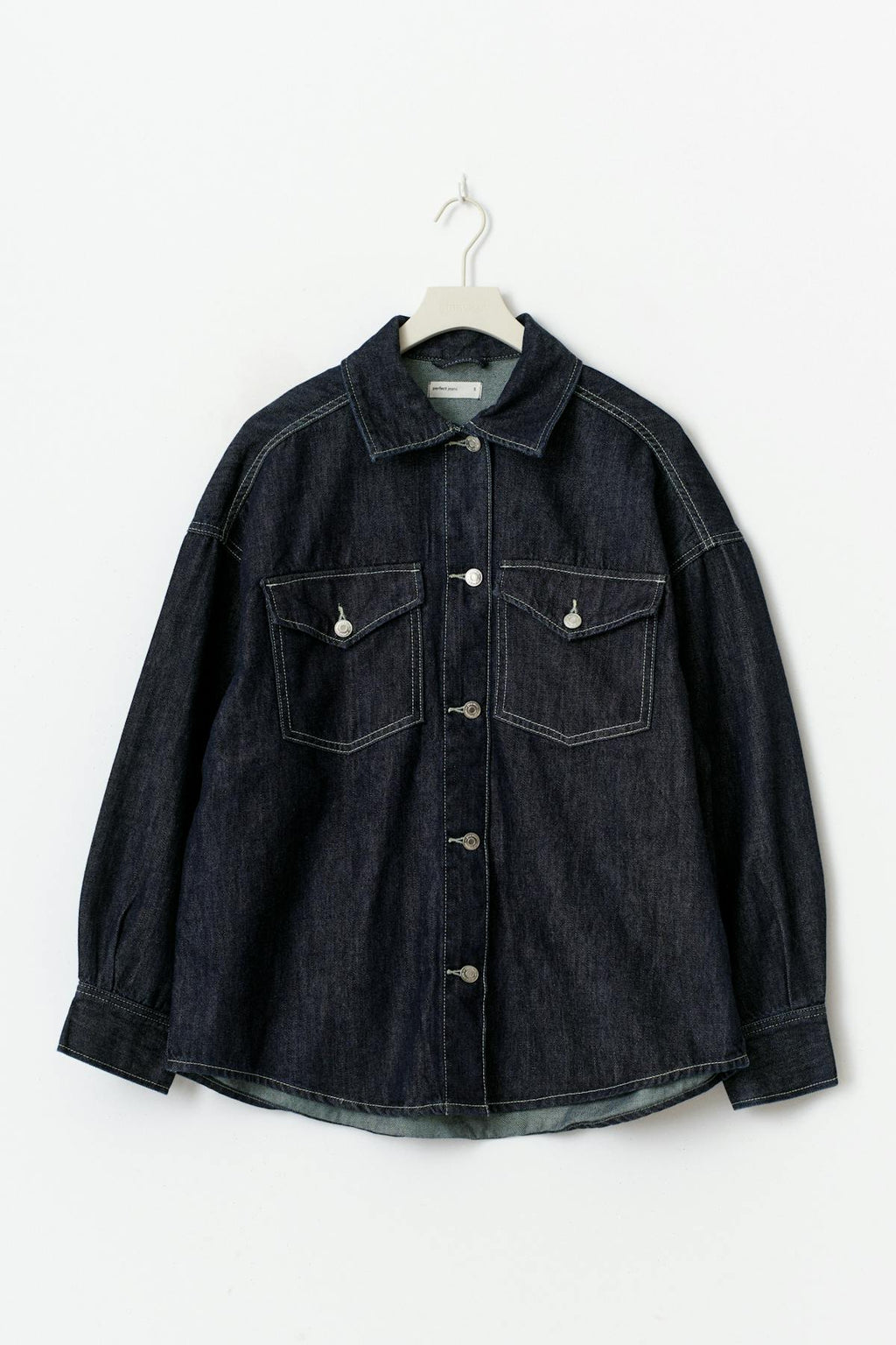 Oversize denim shirt