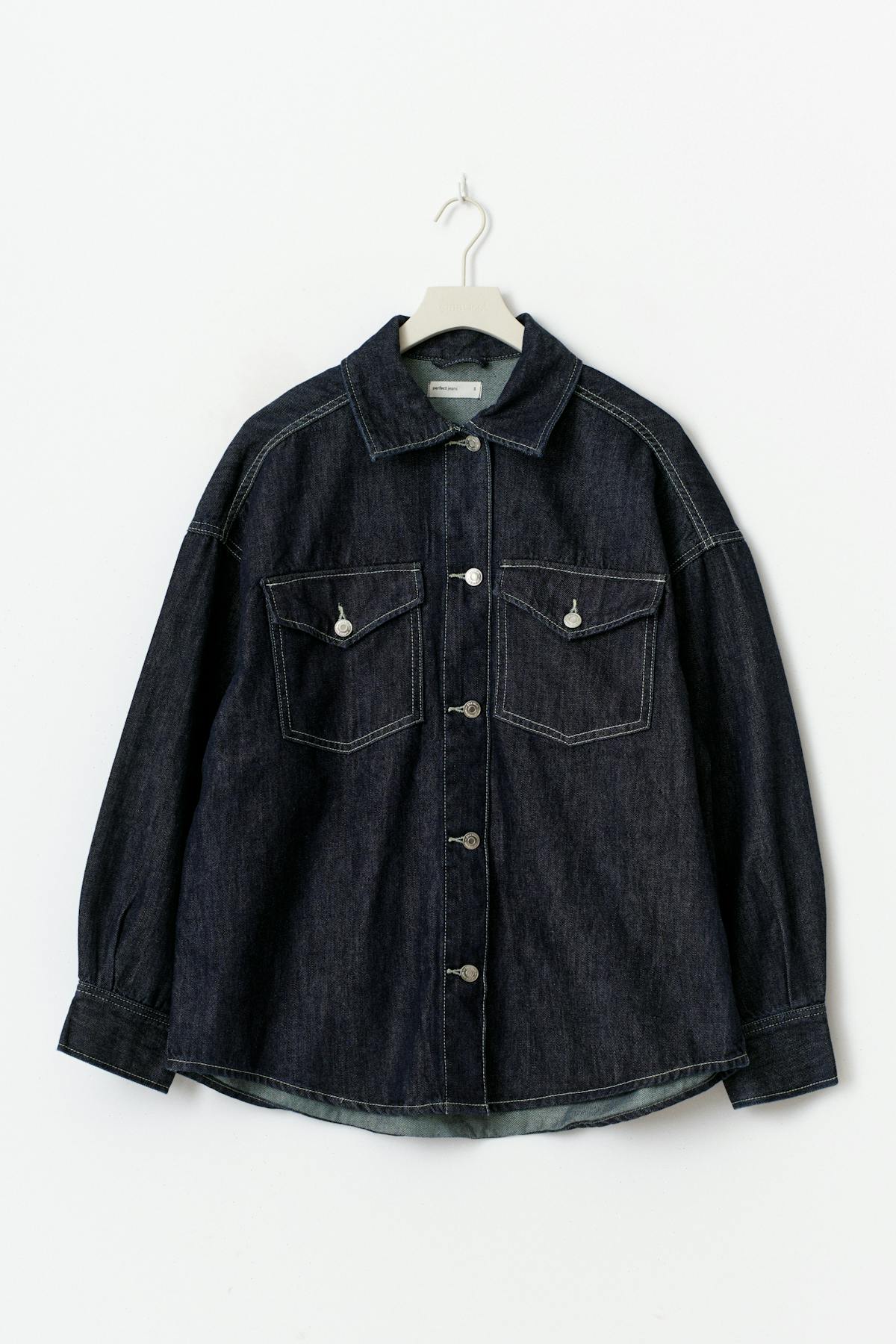 Oversize denim shirt