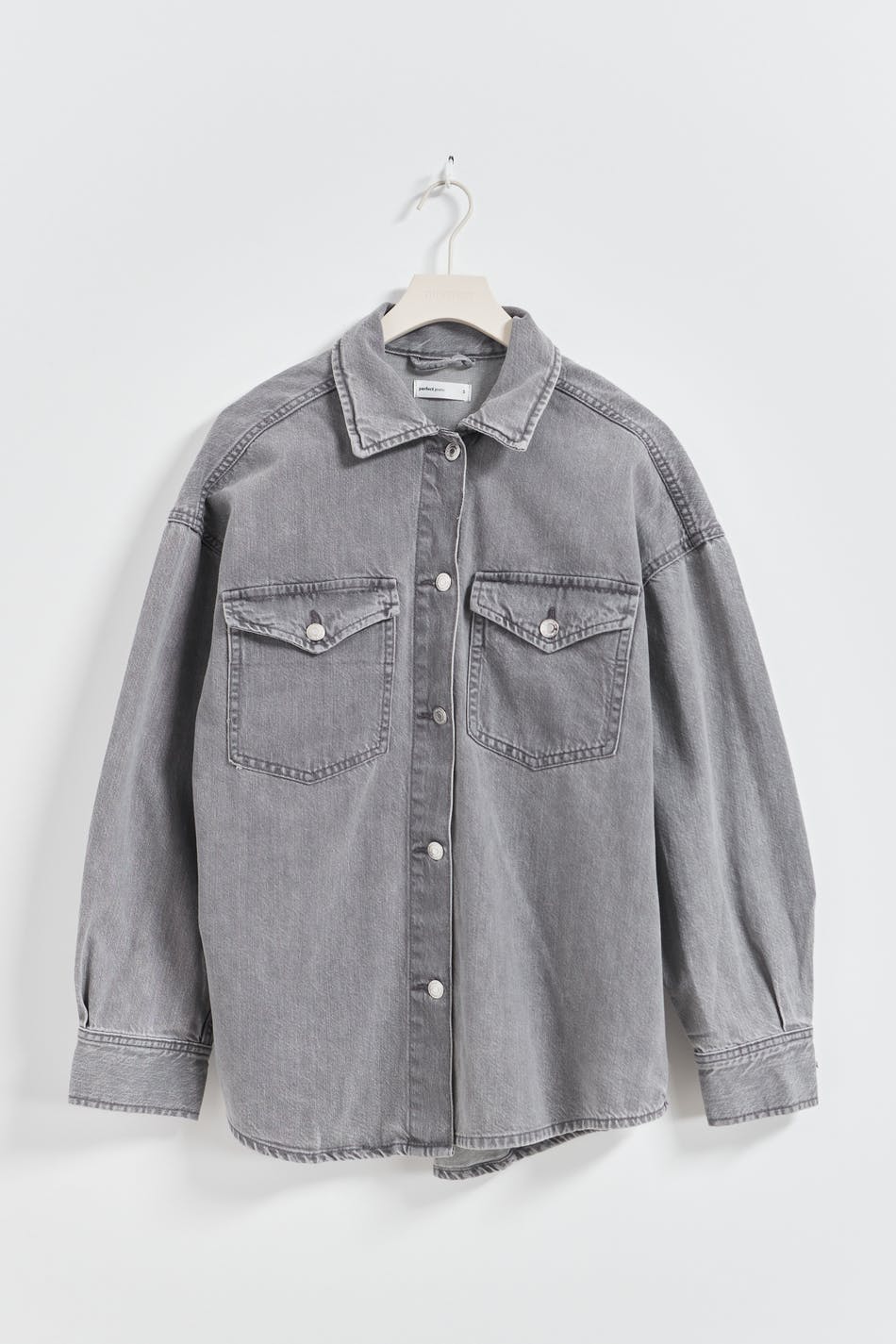 Oversize denim shirt