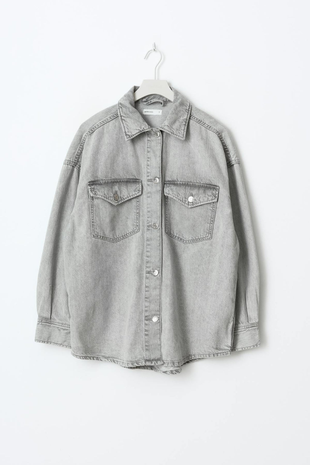 Oversize denim shirt