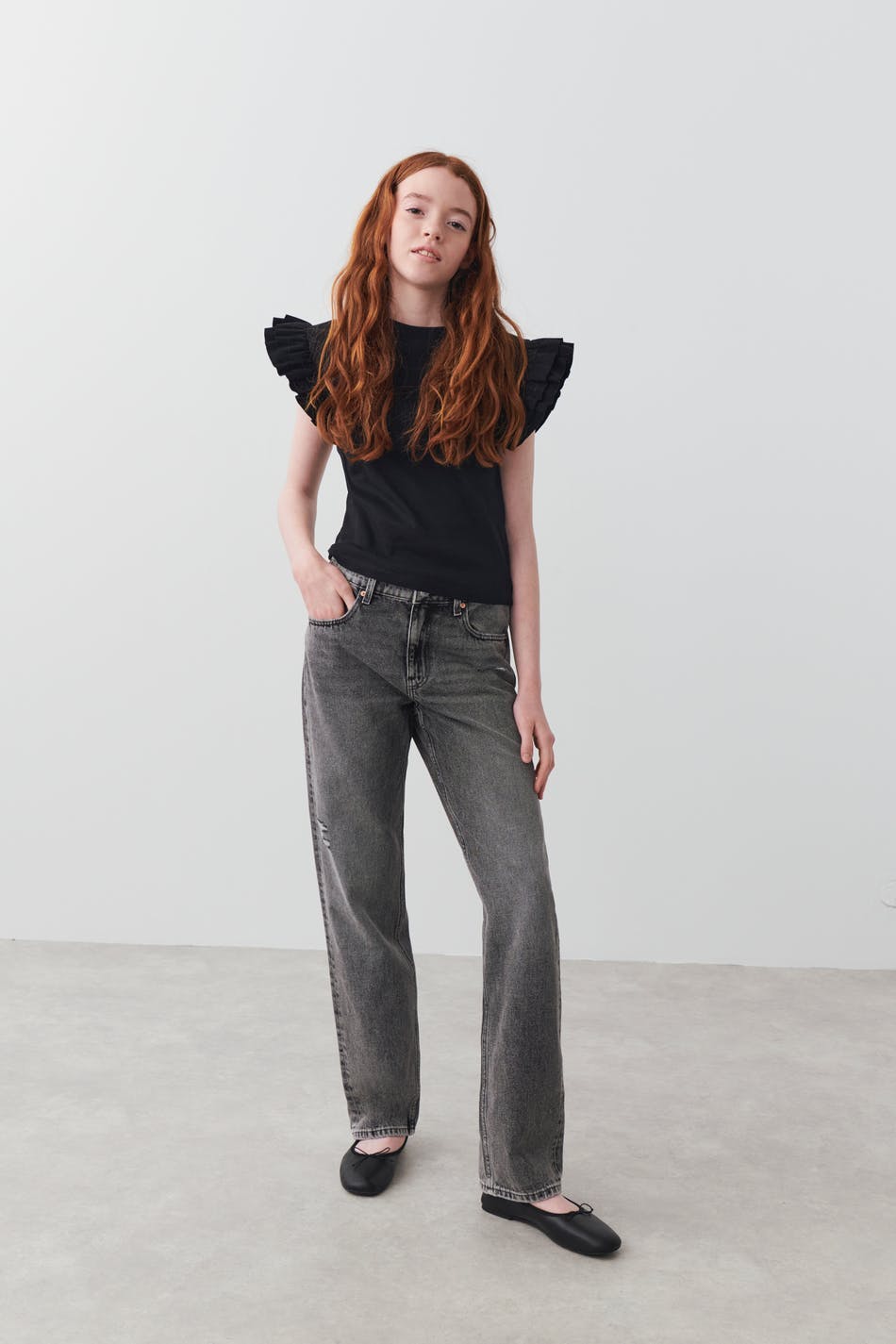 Y cute frill top