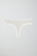 cotton half thong