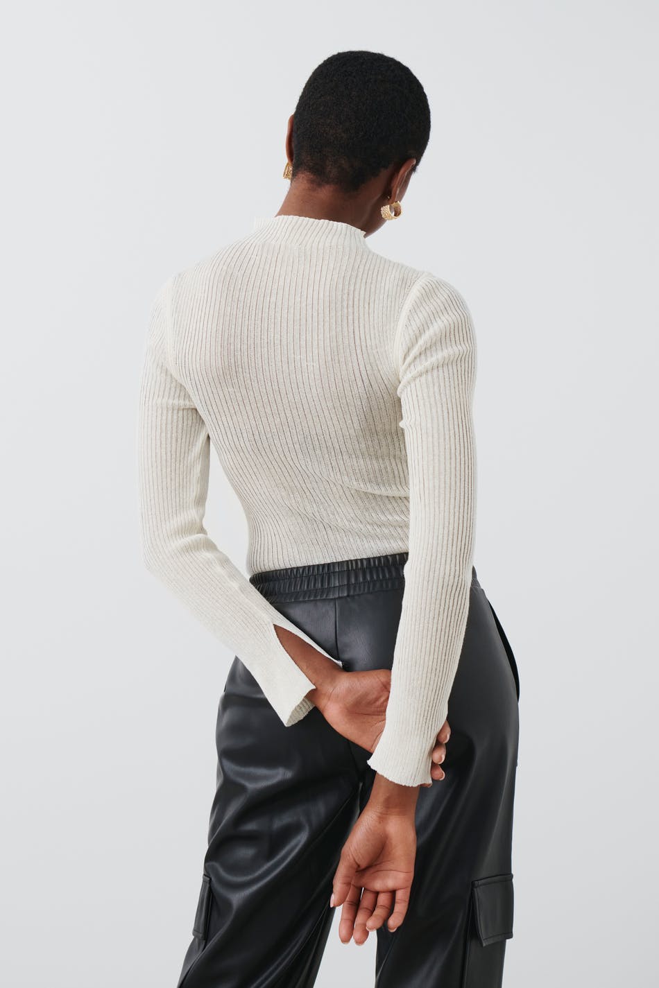 Sheer knitted top
