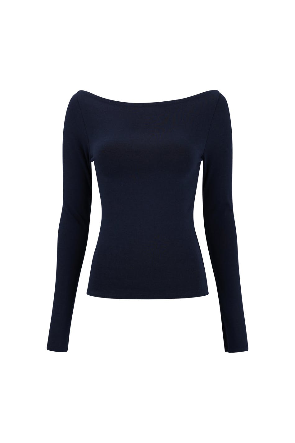 Soft boatneck top