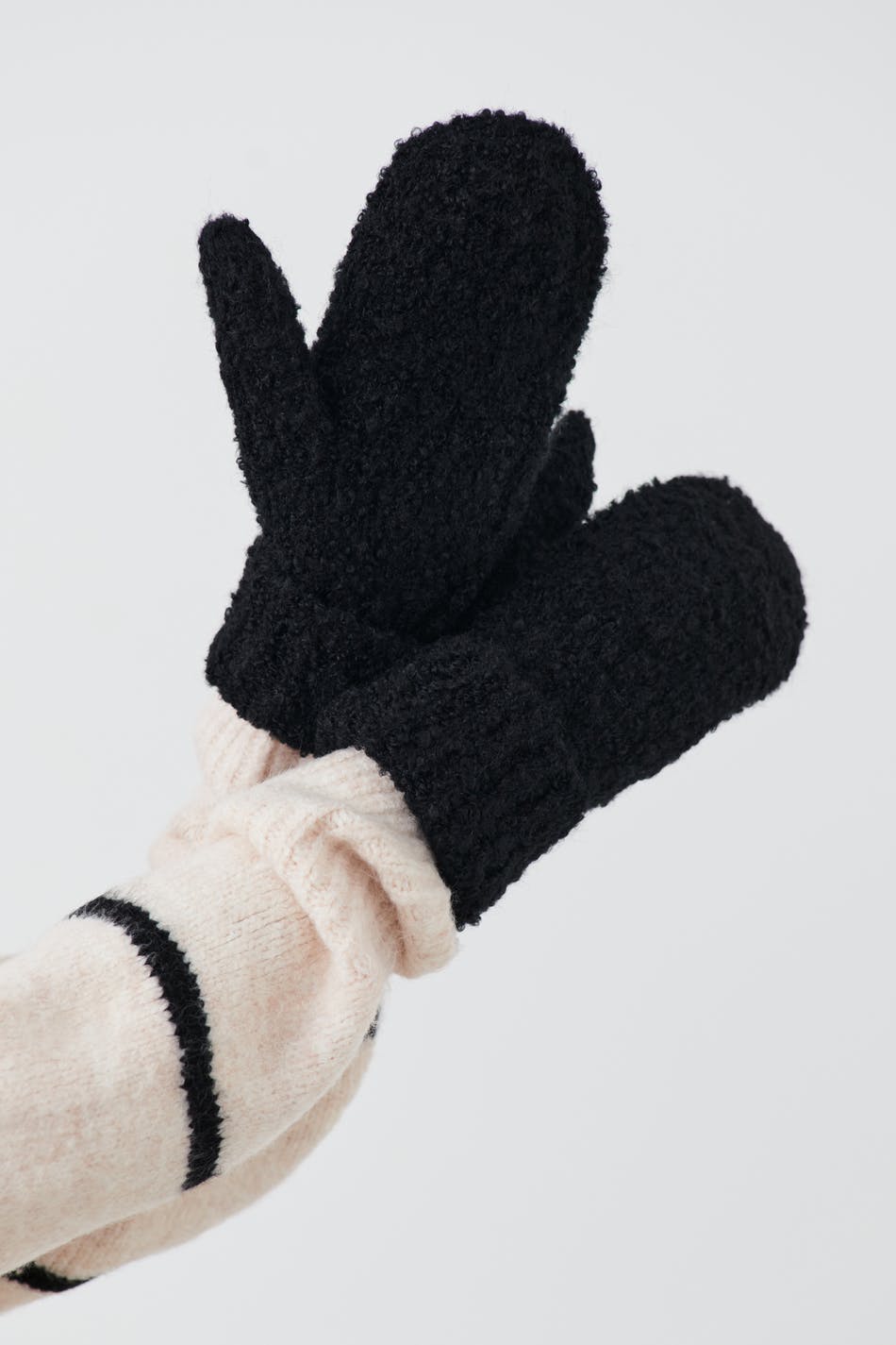 Y chunky mittens