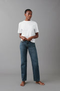 Low straight jeans