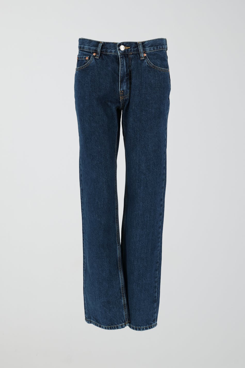 Low straight jeans