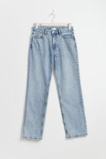 Low straight petite jeans