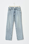 Low straight petite jeans