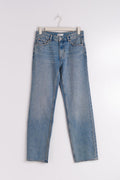 Low straight petite jeans