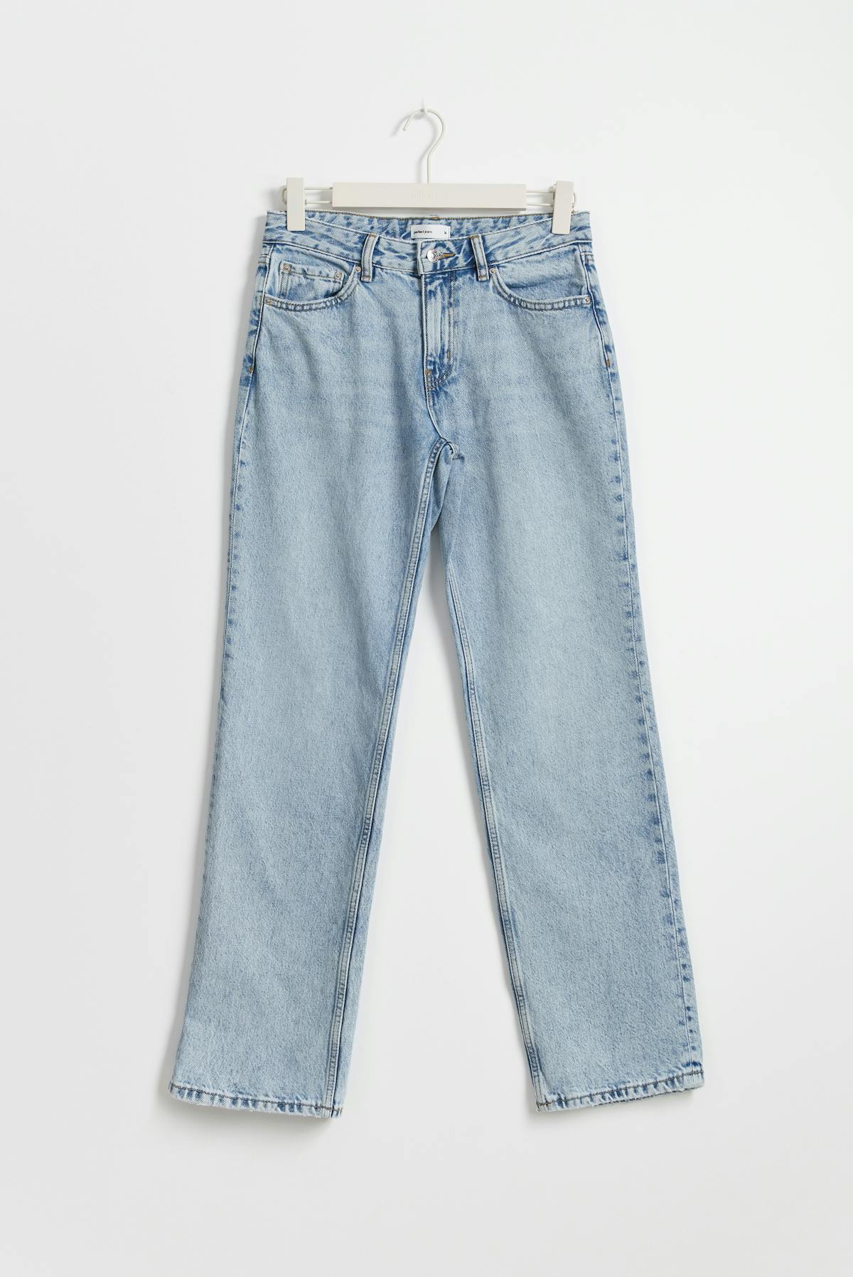 Low straight tall jeans