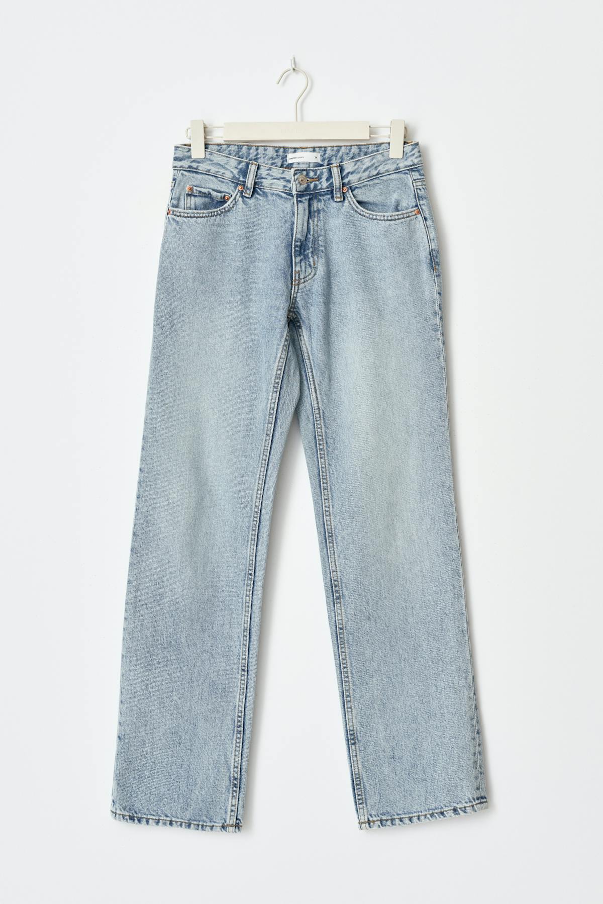 Low straight tall jeans