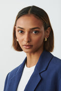 crinkled earrings