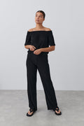 Plisse trousers